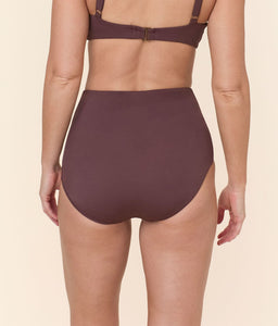 The Super High Waist Bikini Bottom in Mink