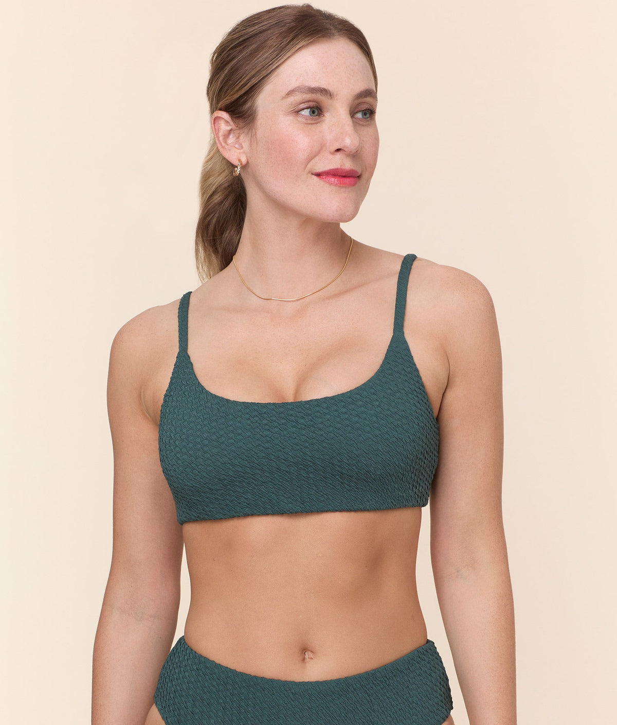 The Maui Bikini Top in Seaweed