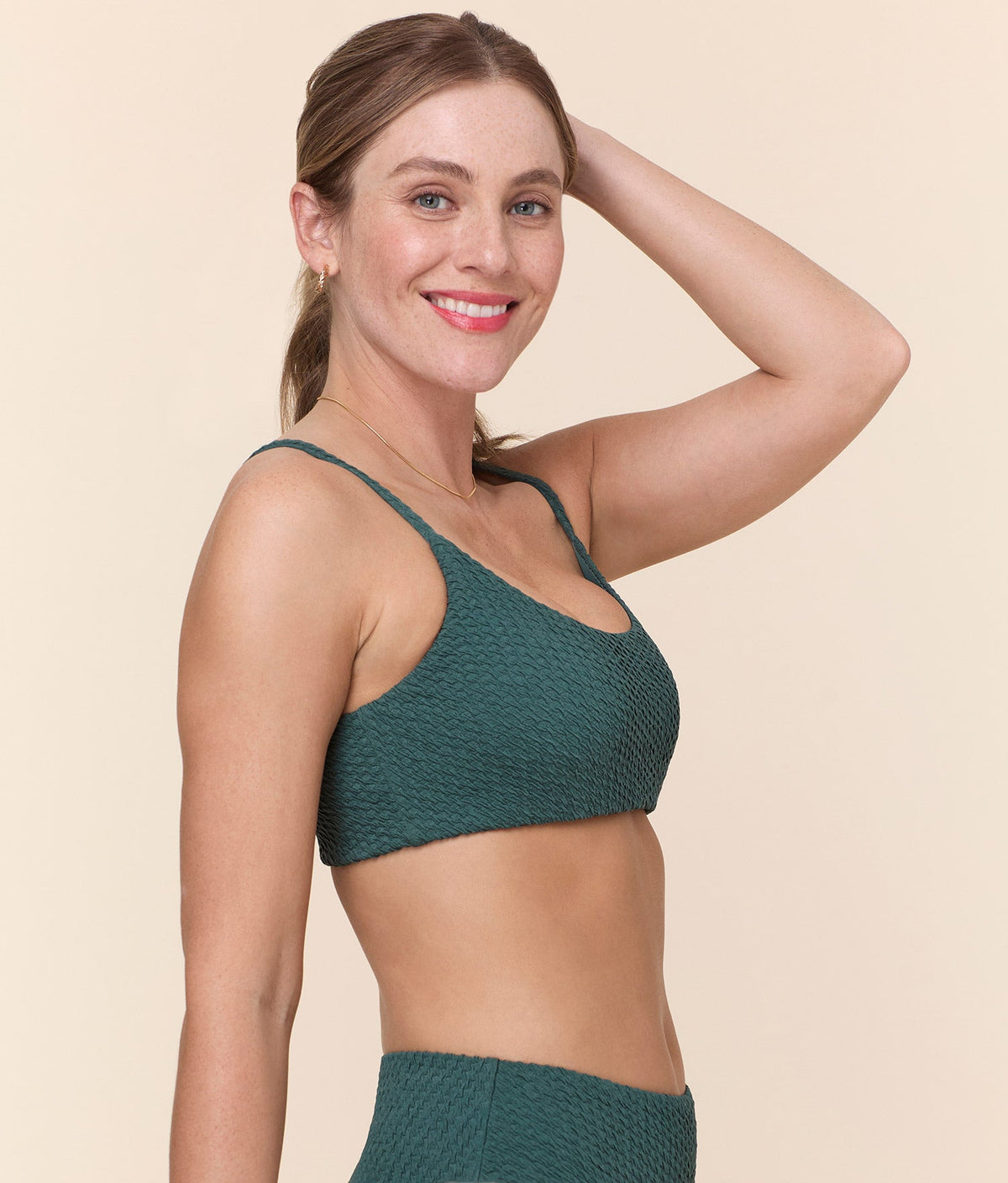 The Maui Bikini Top in Seaweed