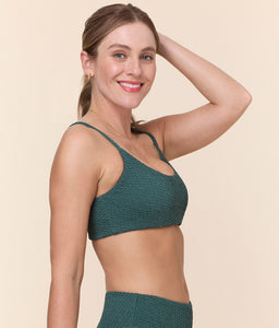 The Maui Bikini Top in Seaweed