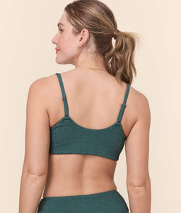 The Maui Bikini Top in Seaweed