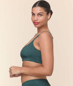 The Maui Bikini Top in Seaweed