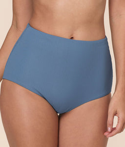 The Super High Waist Bikini Bottom in Slate