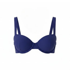 The Dorset Bikini Top in Eco Nylon Skipper