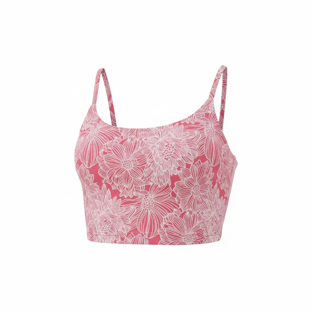 The Amalfi Tankini in Garden Jacquard Peachy