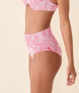 The High Waist Bikini Bottom - Peachy