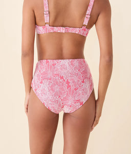 The High Waist Bikini Bottom - Peachy