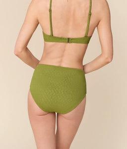 The High Waist Bikini Bottom - Cactus