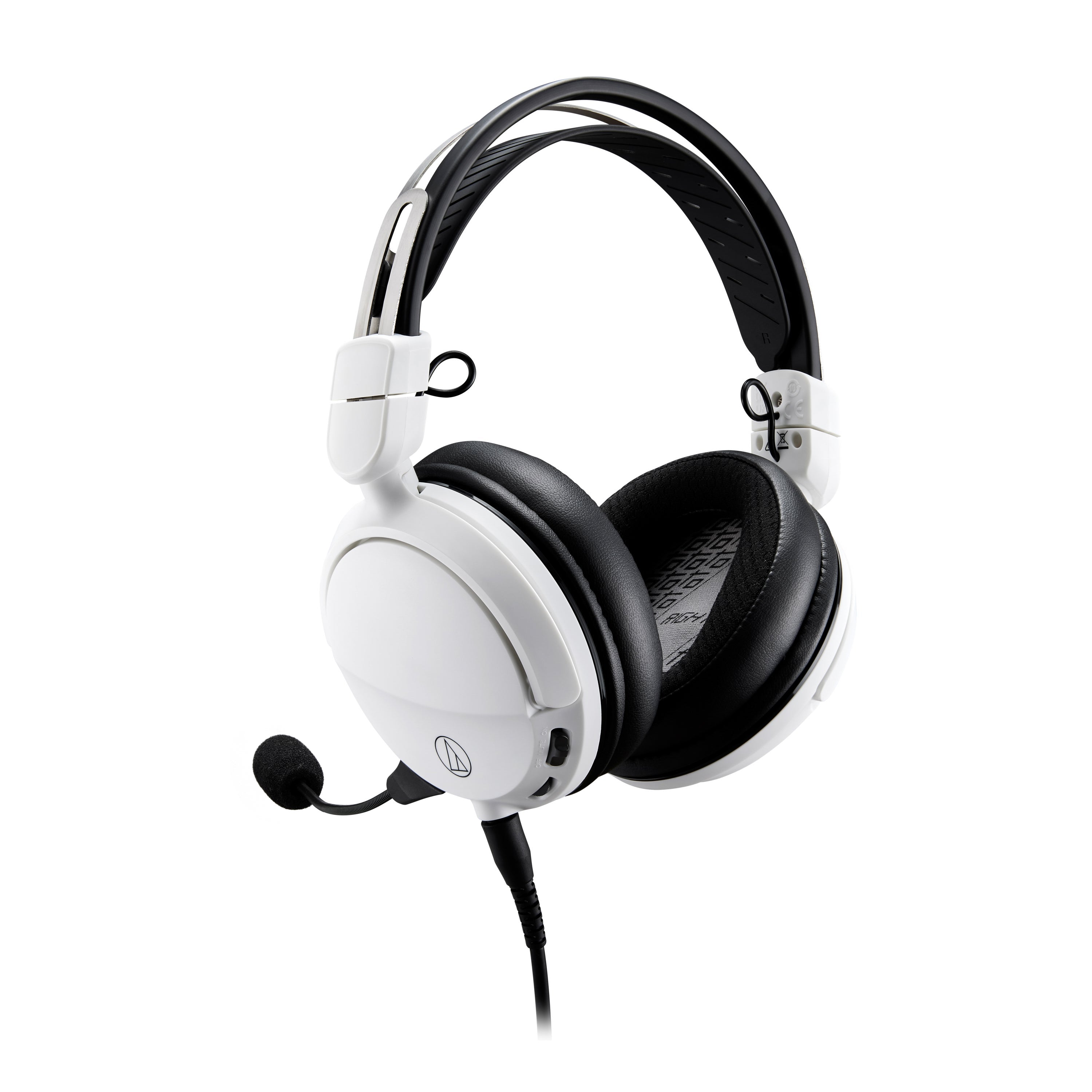 High-Fidelity Closed-Back Wired Gaming Headset in White