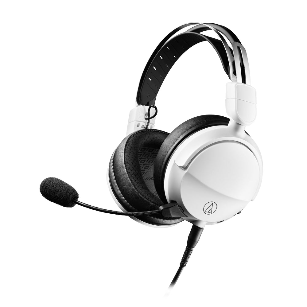 High-Fidelity Closed-Back Wired Gaming Headset in White
