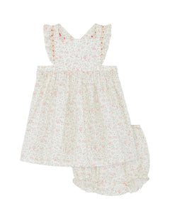 Cleo Athena Frill Tea Dress in Baby