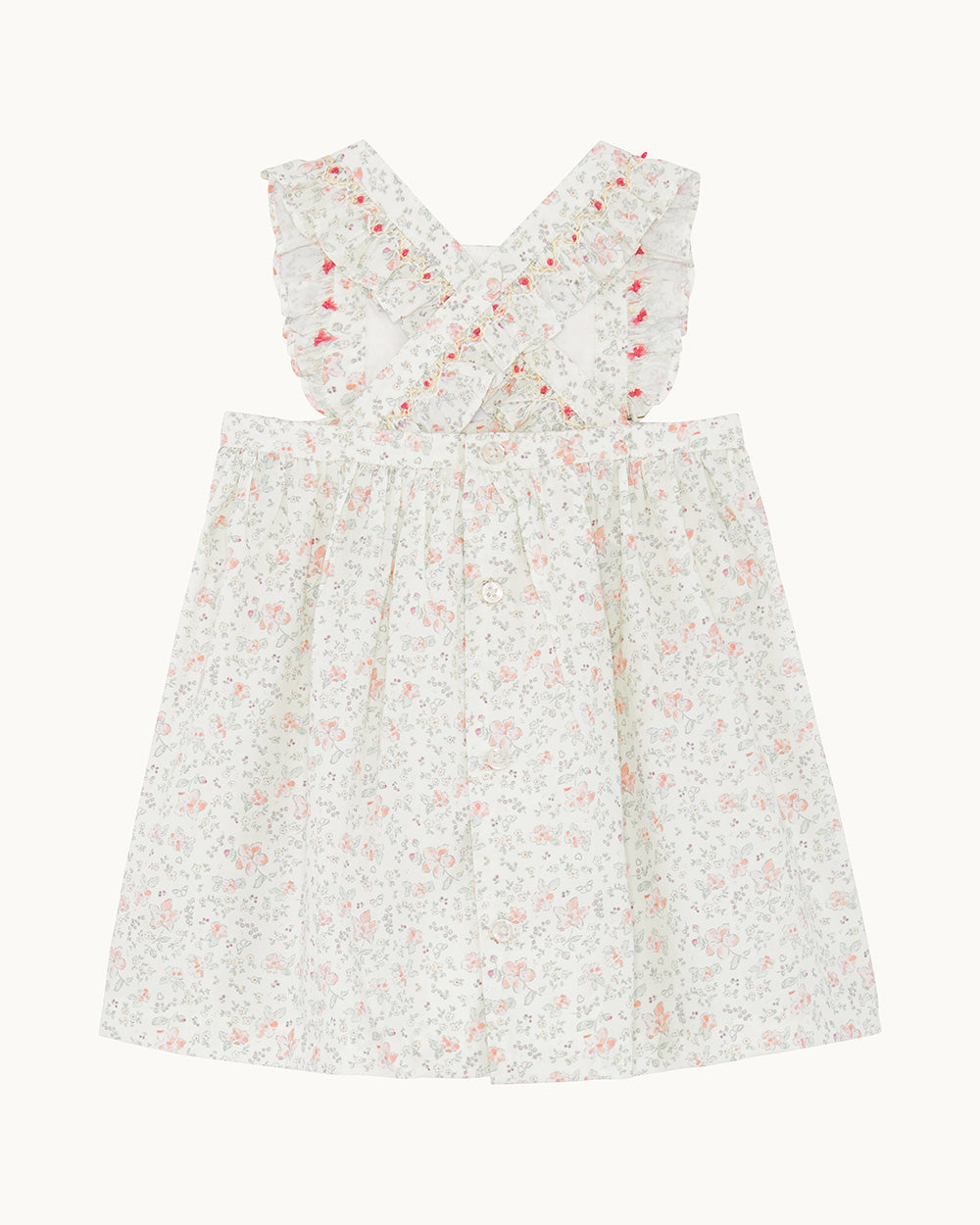 Cleo Athena Frill Tea Dress in Baby