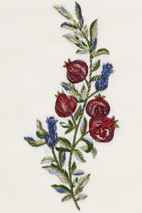 Levi Challah Cover in Pomegranates