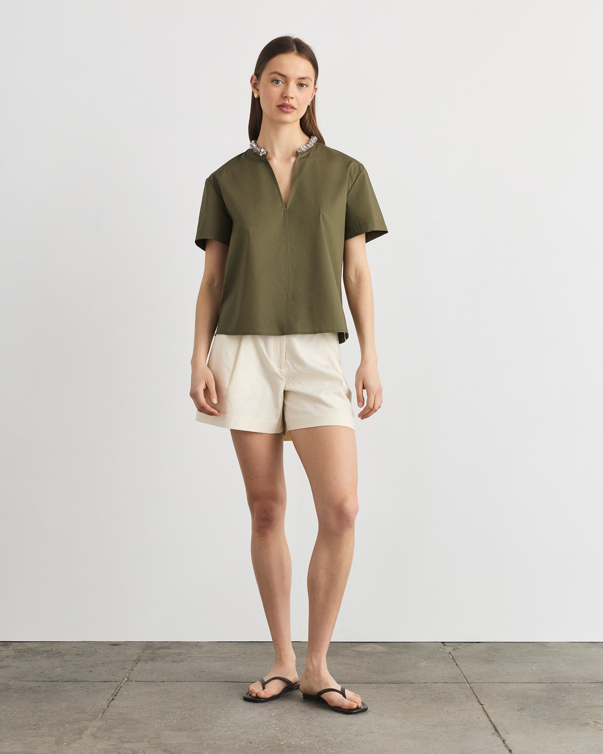 Aubrey Top in Fern