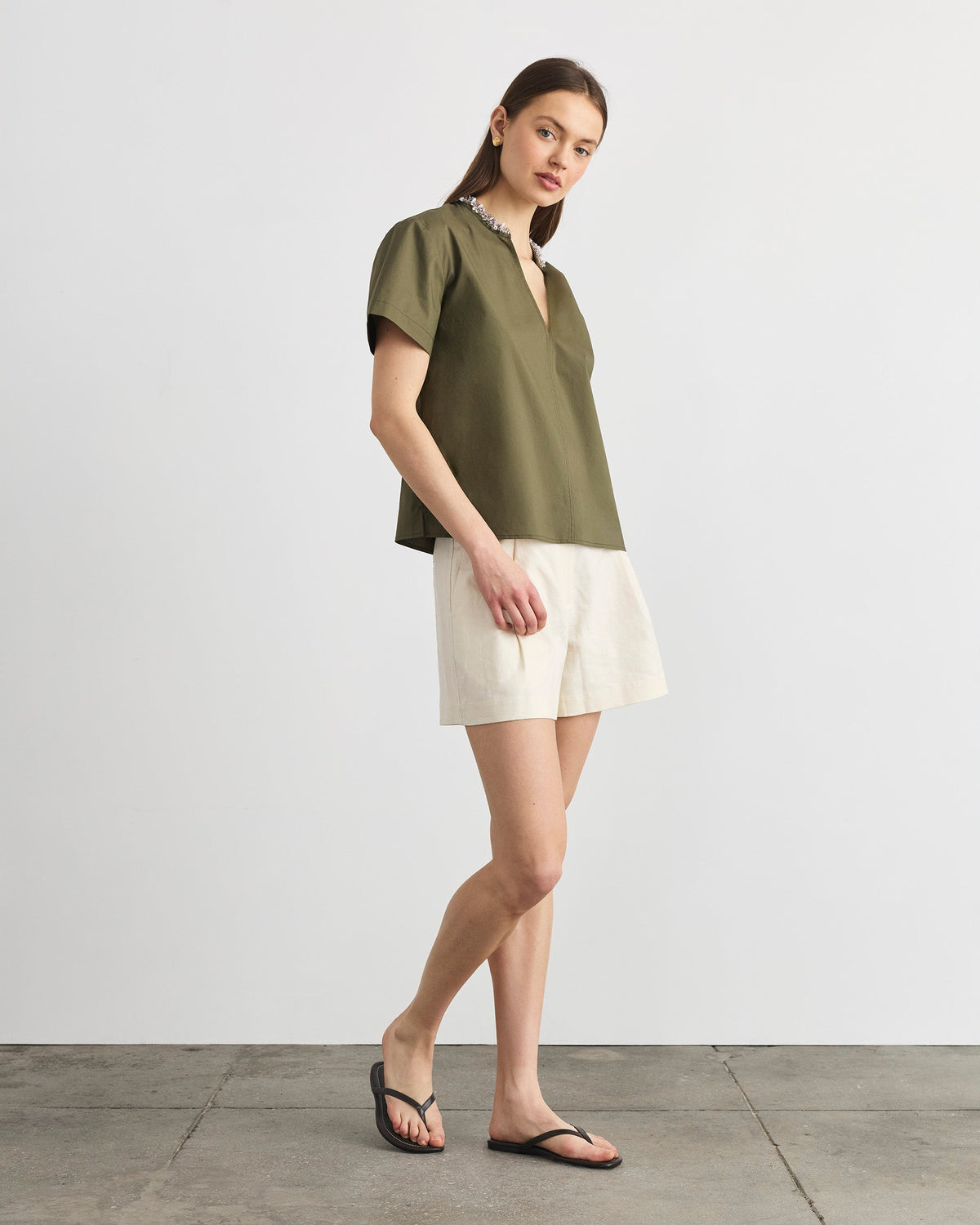 Aubrey Top in Fern