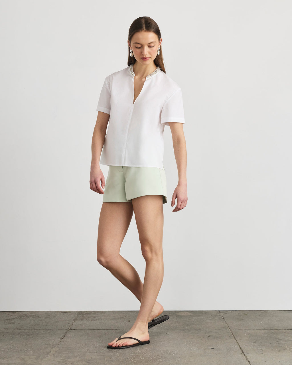 Aubrey Top in Optic White