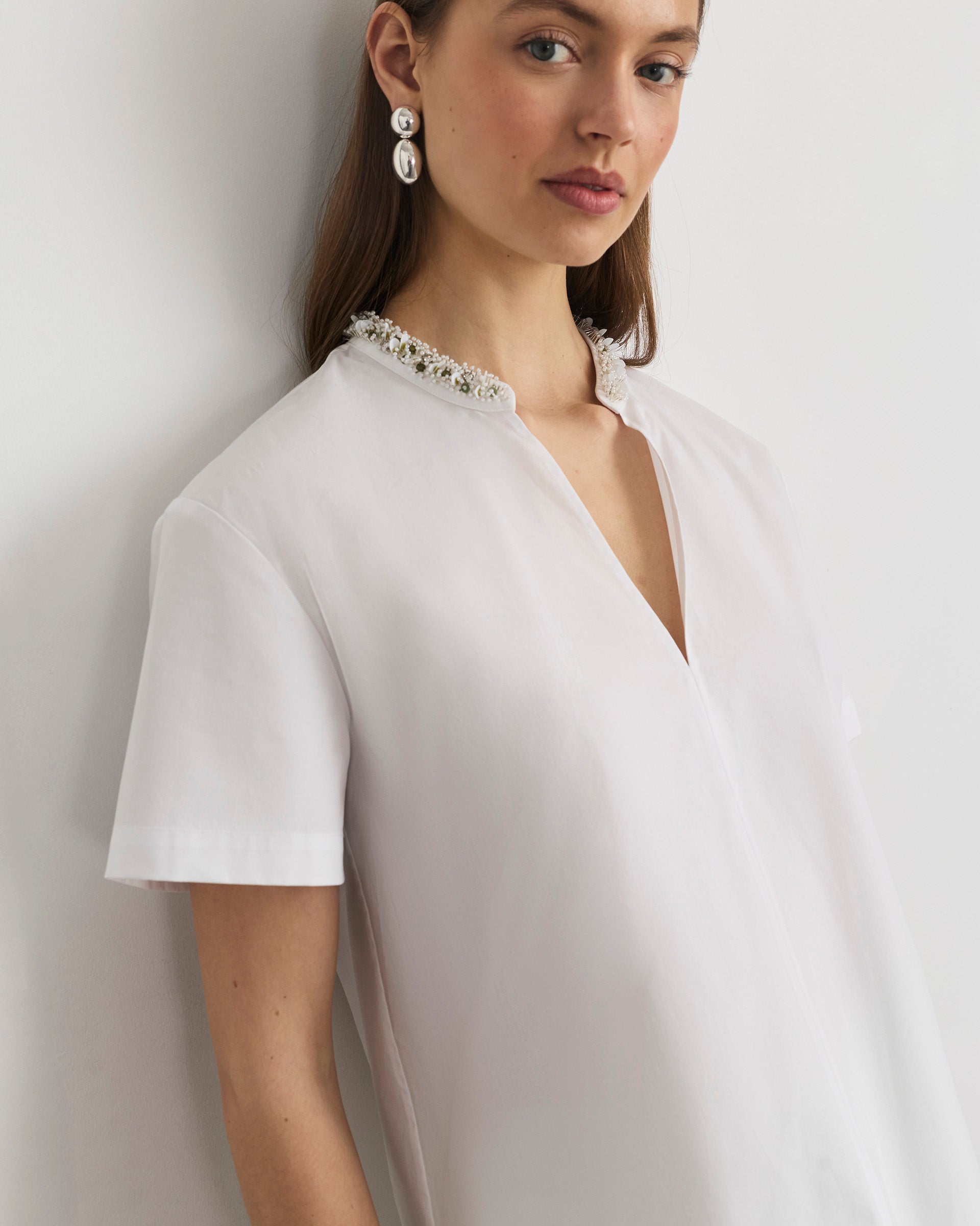 Aubrey Top in Optic White