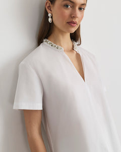 Aubrey Top in Optic White