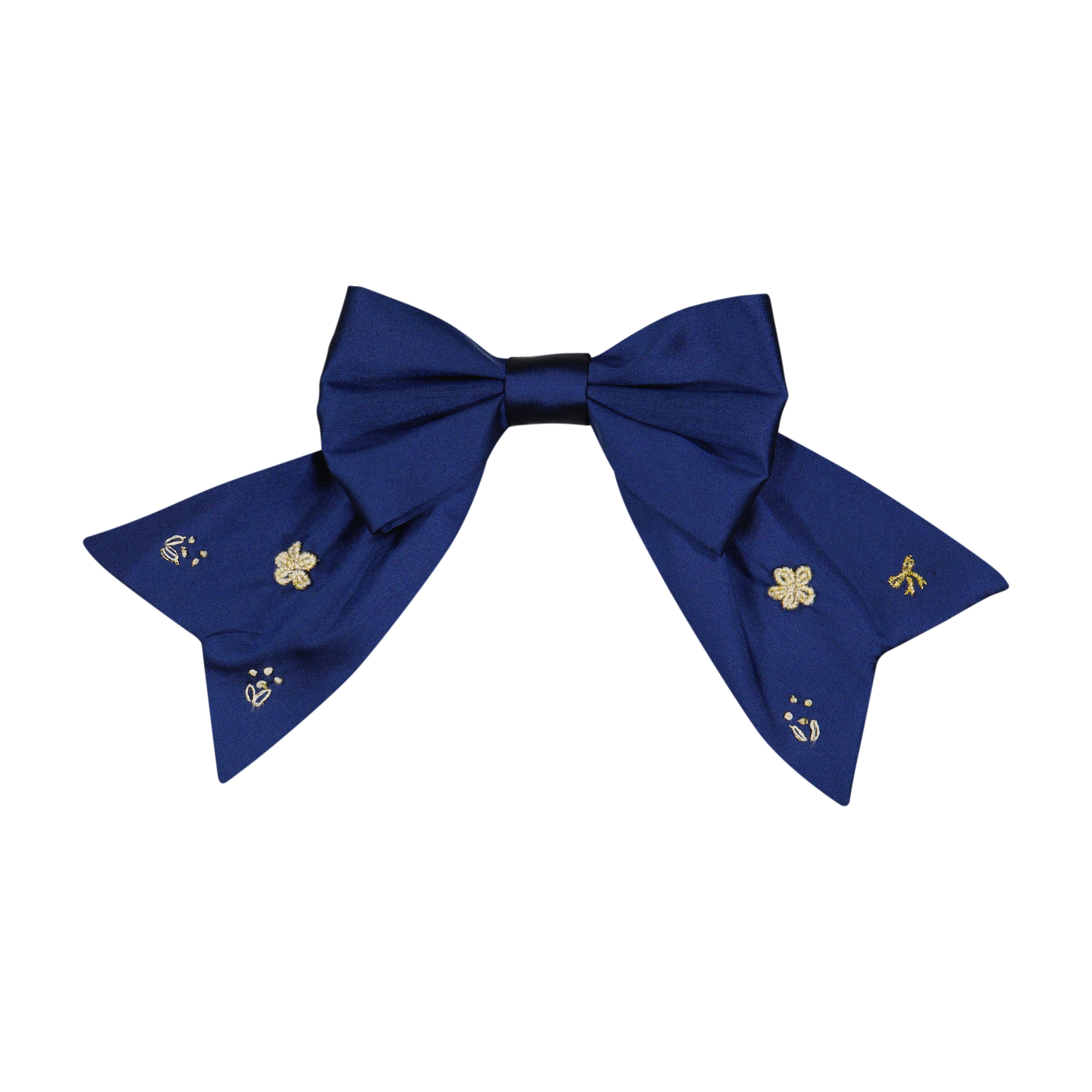 Aurelia Navy Hair Bow