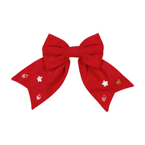 Aurelia Red Hair Bow