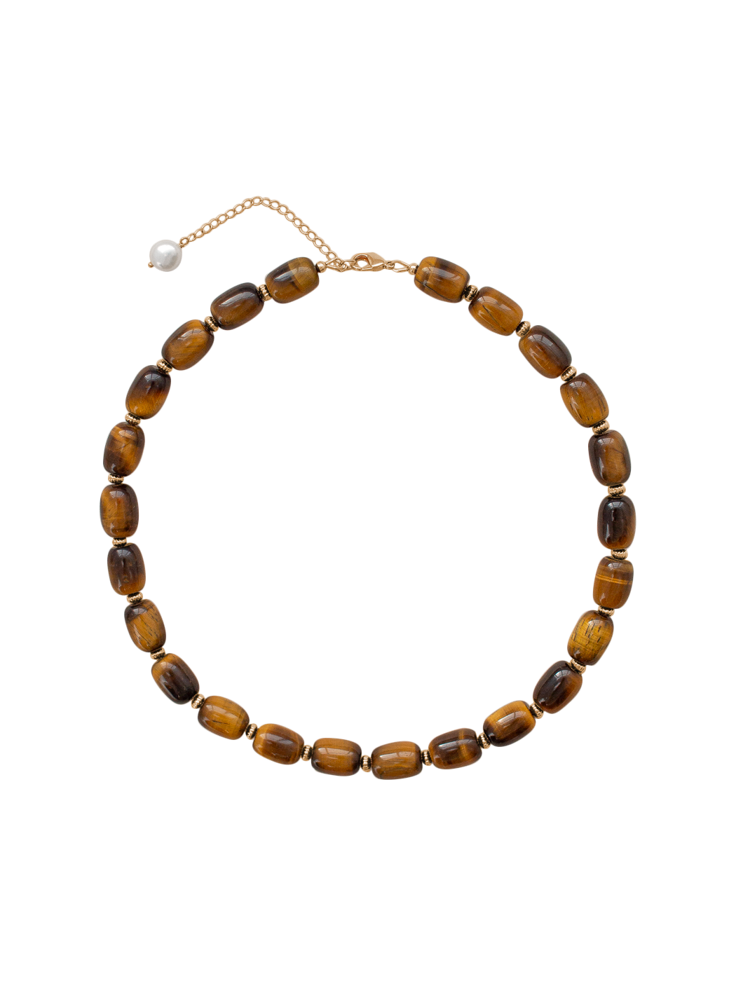 Aurelie Necklace in Brown