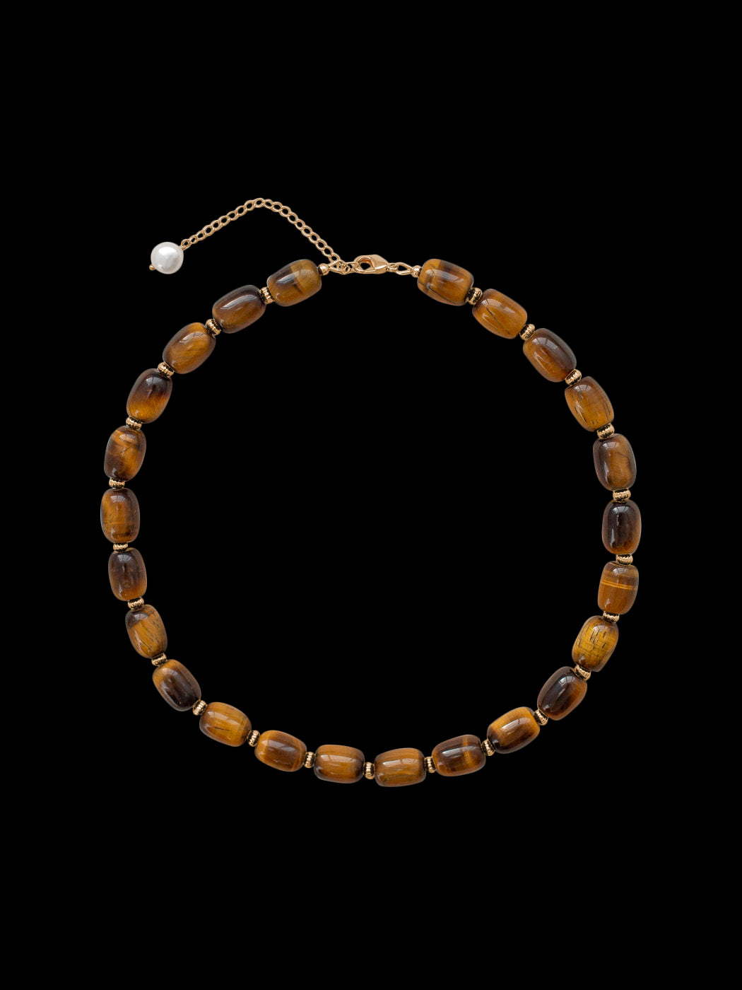 Aurelie Necklace in Brown
