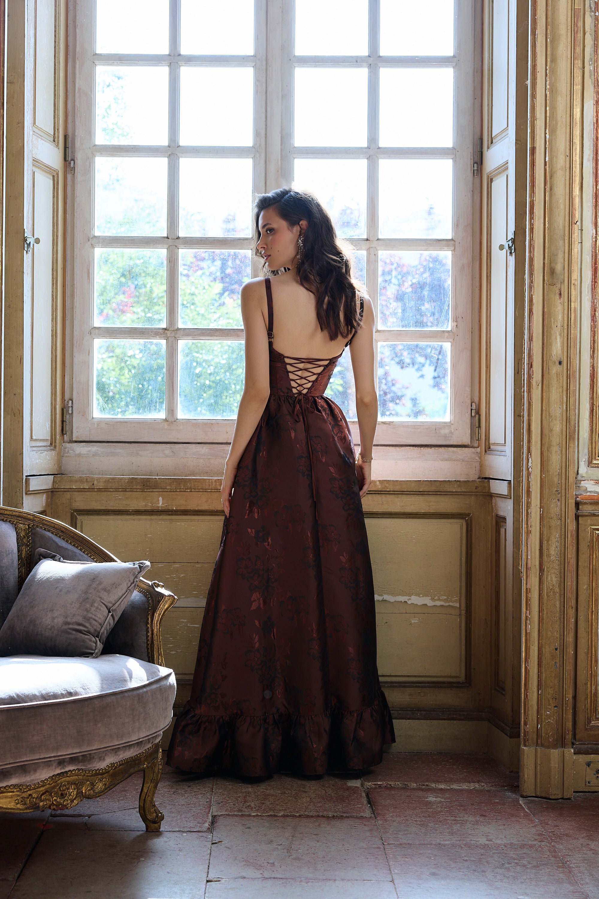 The Ava Dress in Andorra Baroque Floral