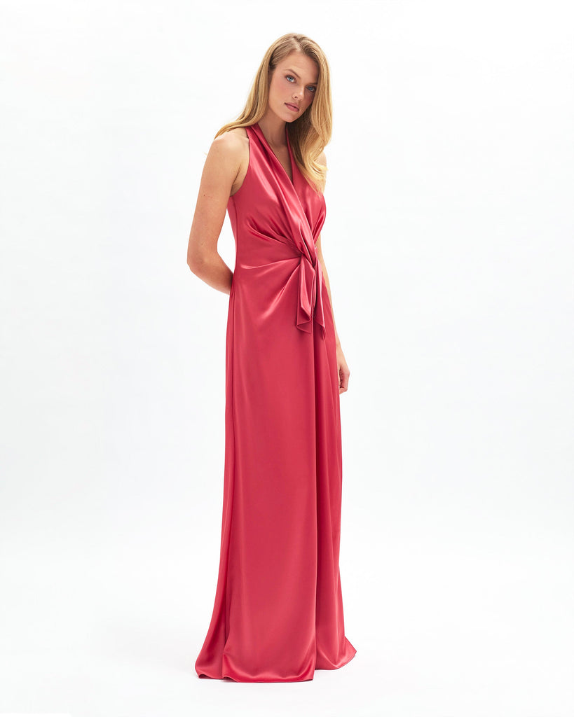 Ava Gown in Coral