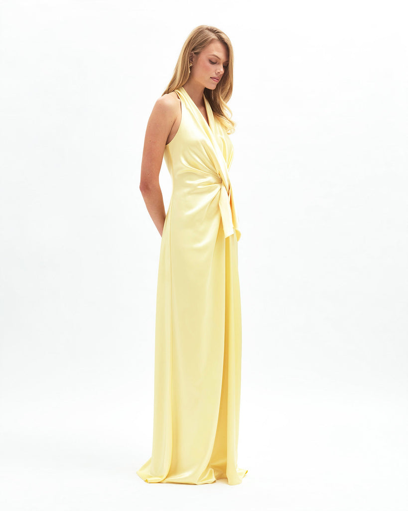 Ava Gown in Light Lemon