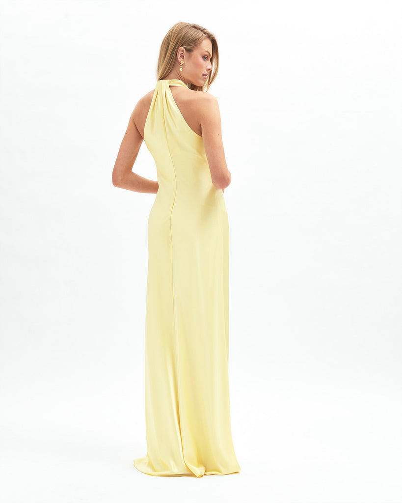 Ava Gown in Light Lemon