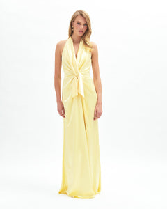 Ava Gown in Light Lemon