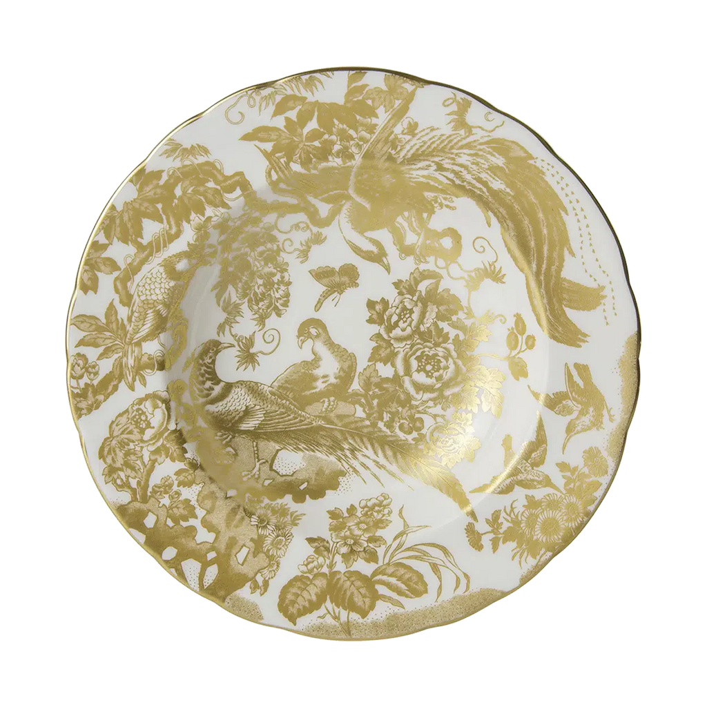 Aves Dinnerware in Gold