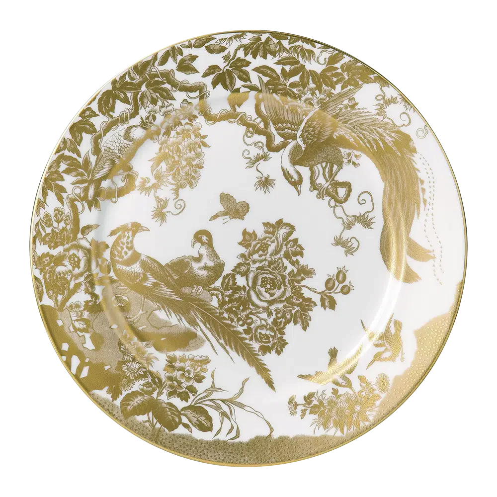 Aves Dinnerware in Gold