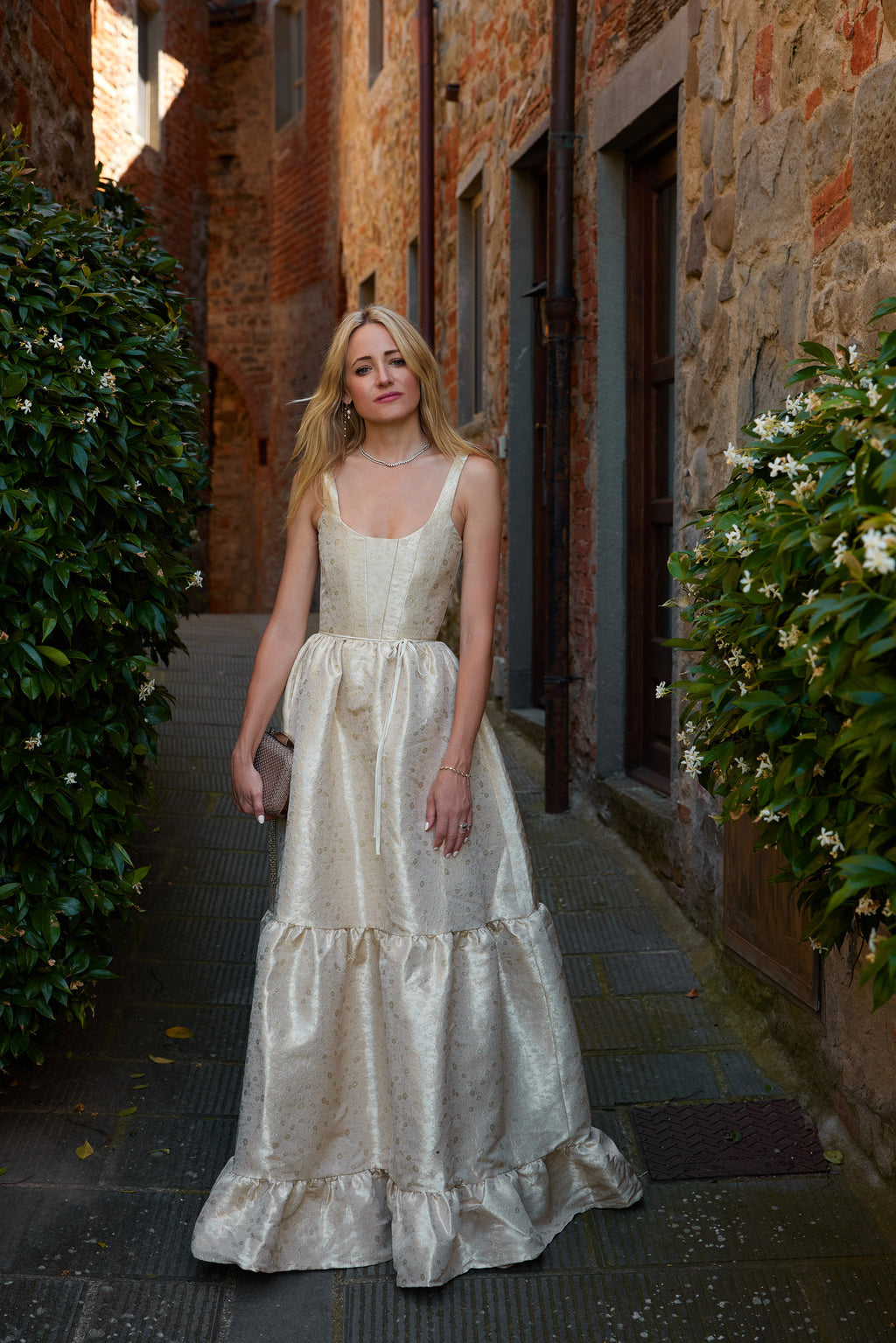 The Avery Dress in Taupe Duchess US 10 / Taupe Duchess