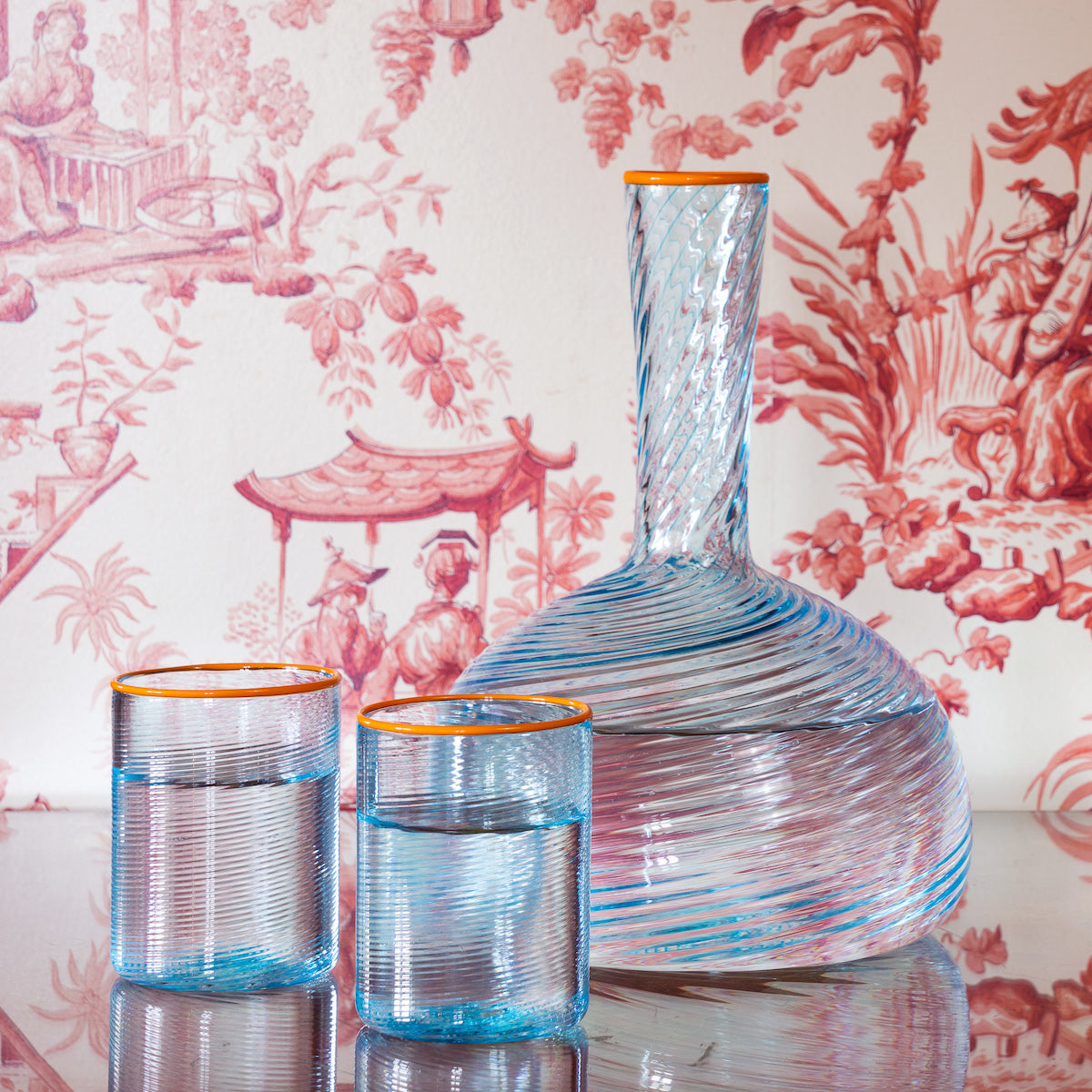Fizzy Decanter in Blue