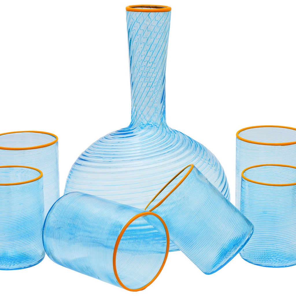 Fizzy Decanter in Blue