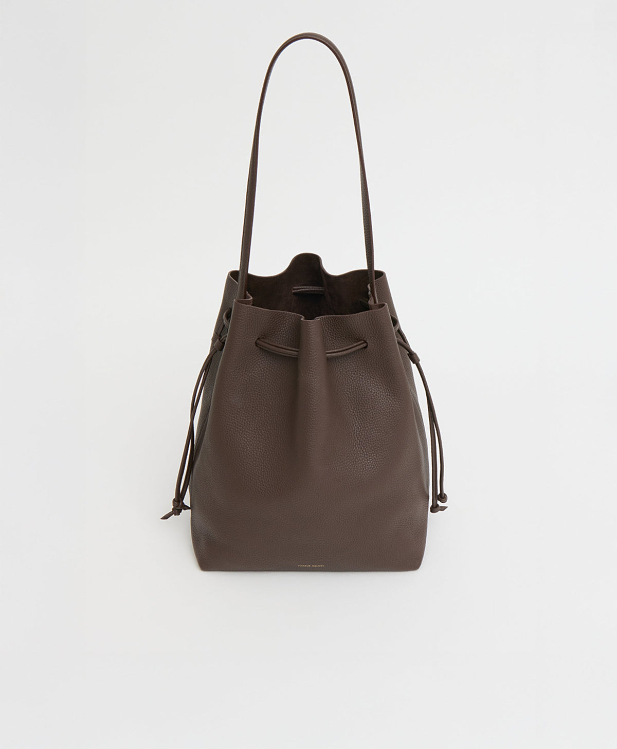 Drawstring Cabas in Chocolate