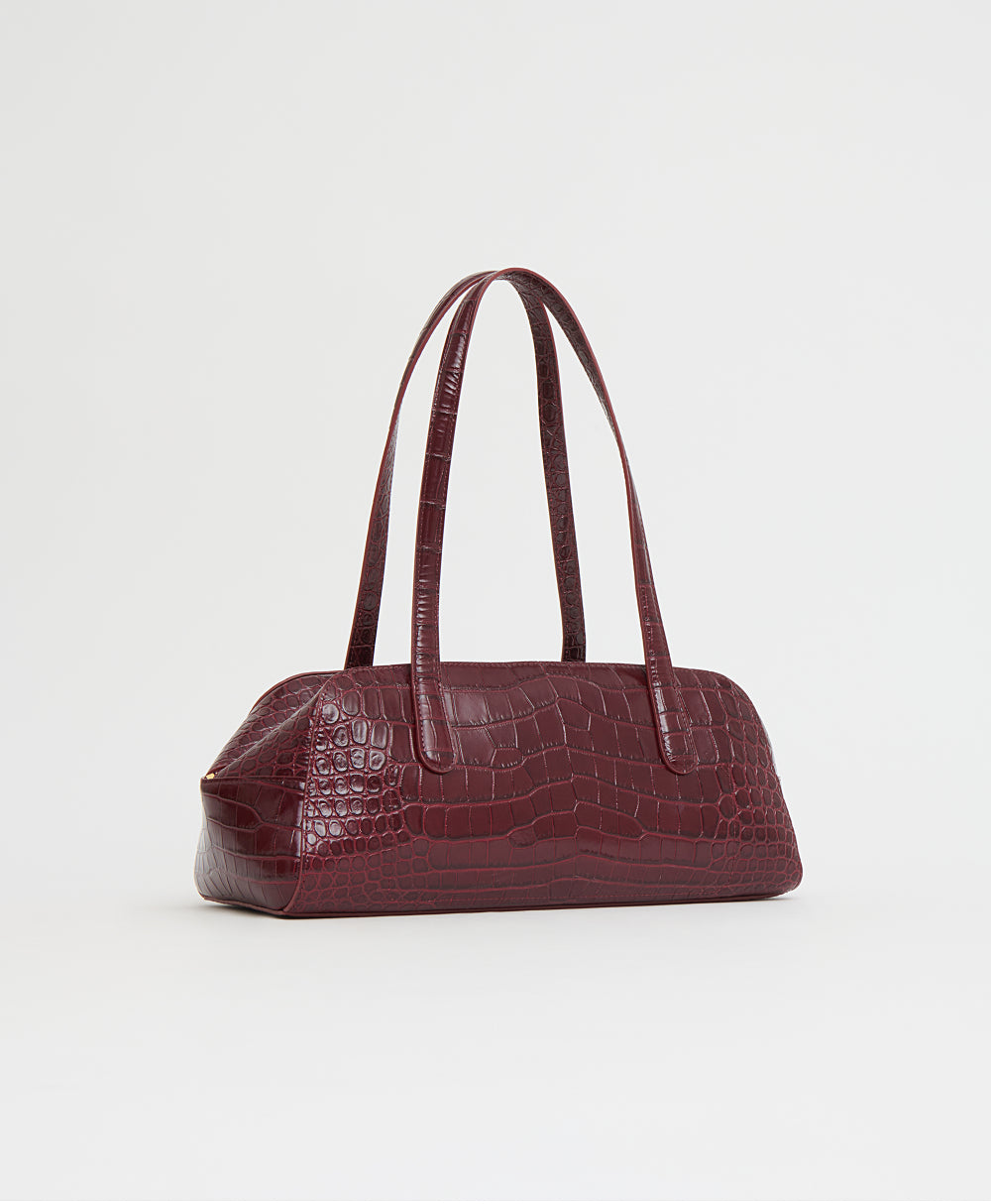 Helios in Oxblood Croc