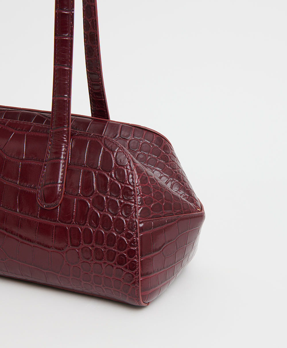 Helios in Oxblood Croc