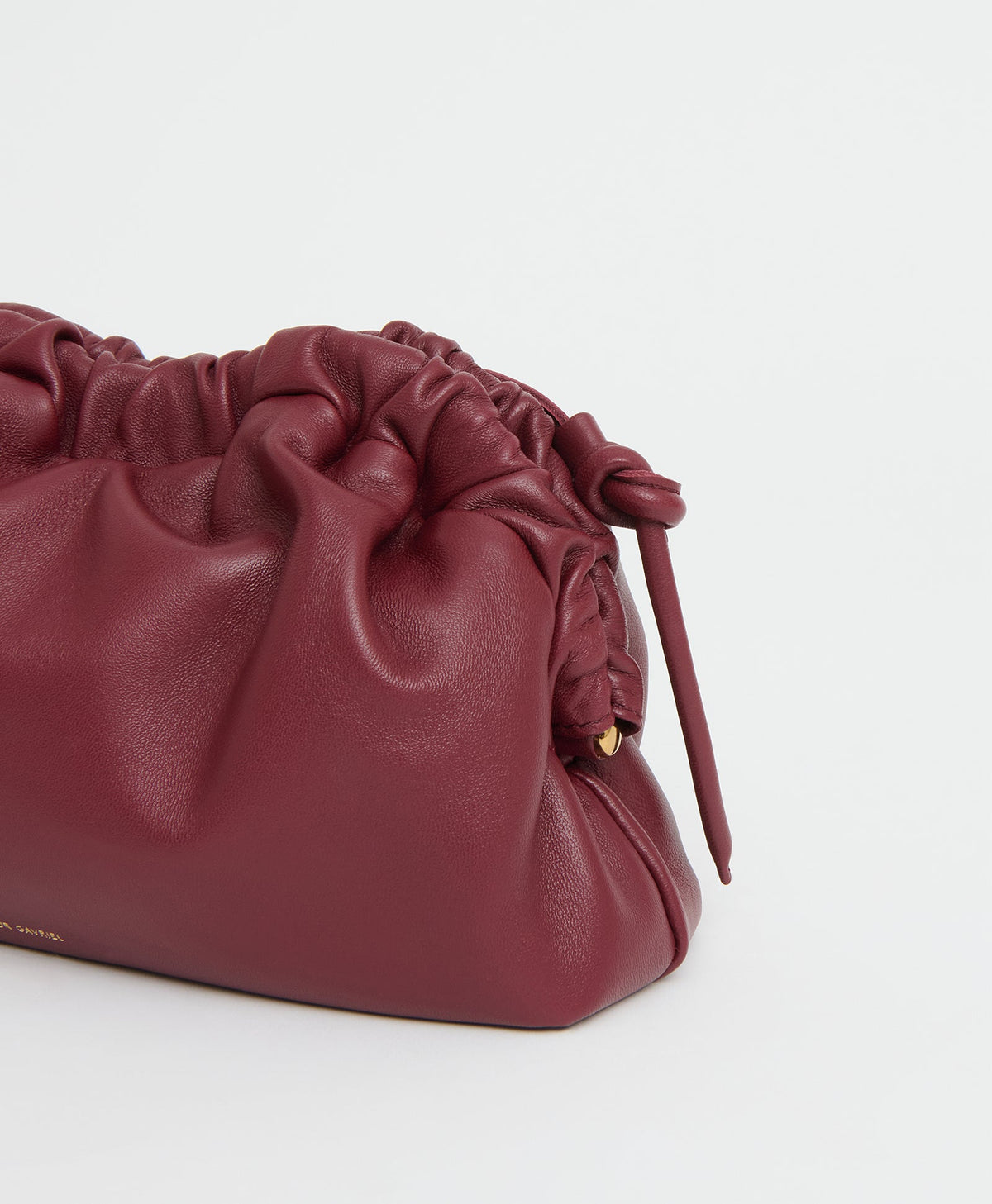 Mini Cloud Clutch - Oxblood