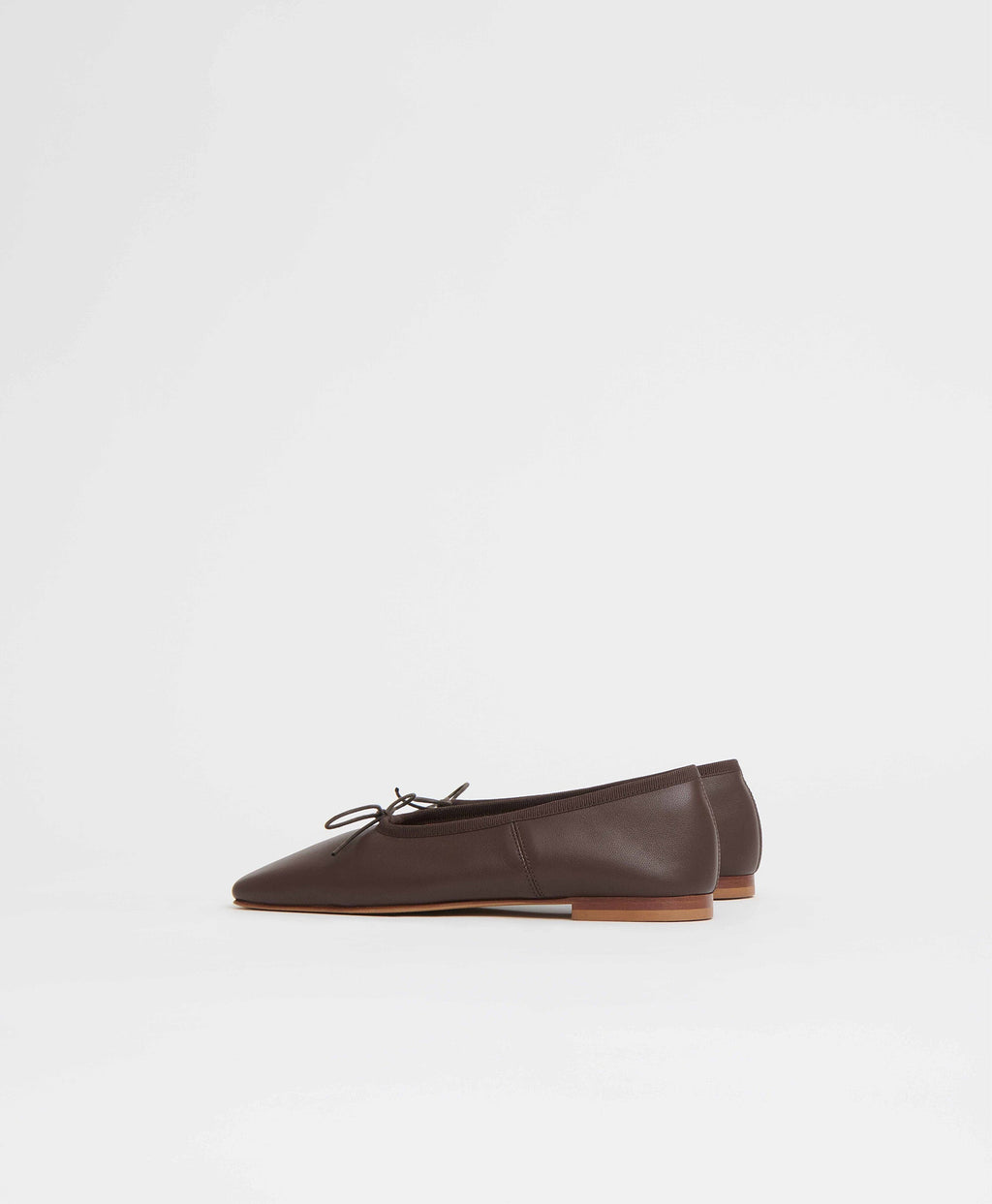 Square Toe Ballerina - Chocolate