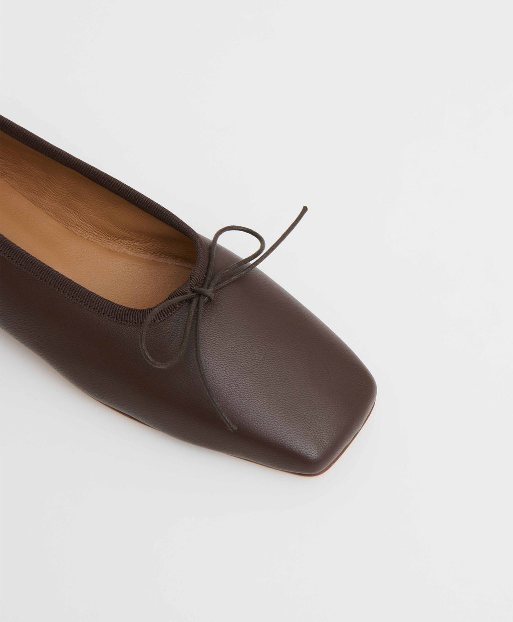 Square Toe Ballerina - Chocolate