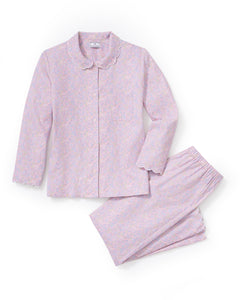 Twill Colette Pajama Set in Fleur Blush