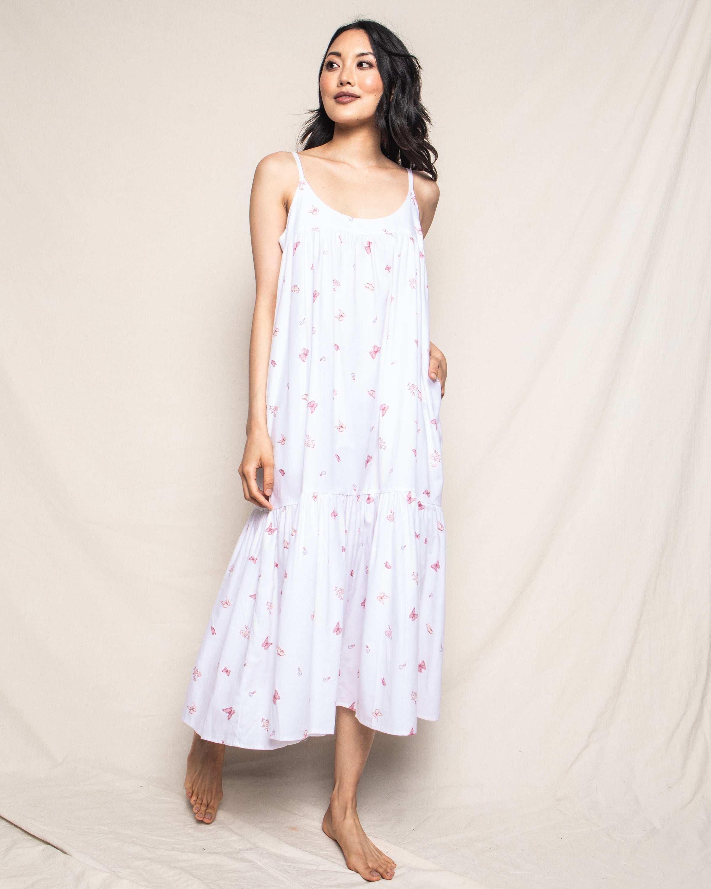 Women’s Twill Chloé Nightgown in Butterflies