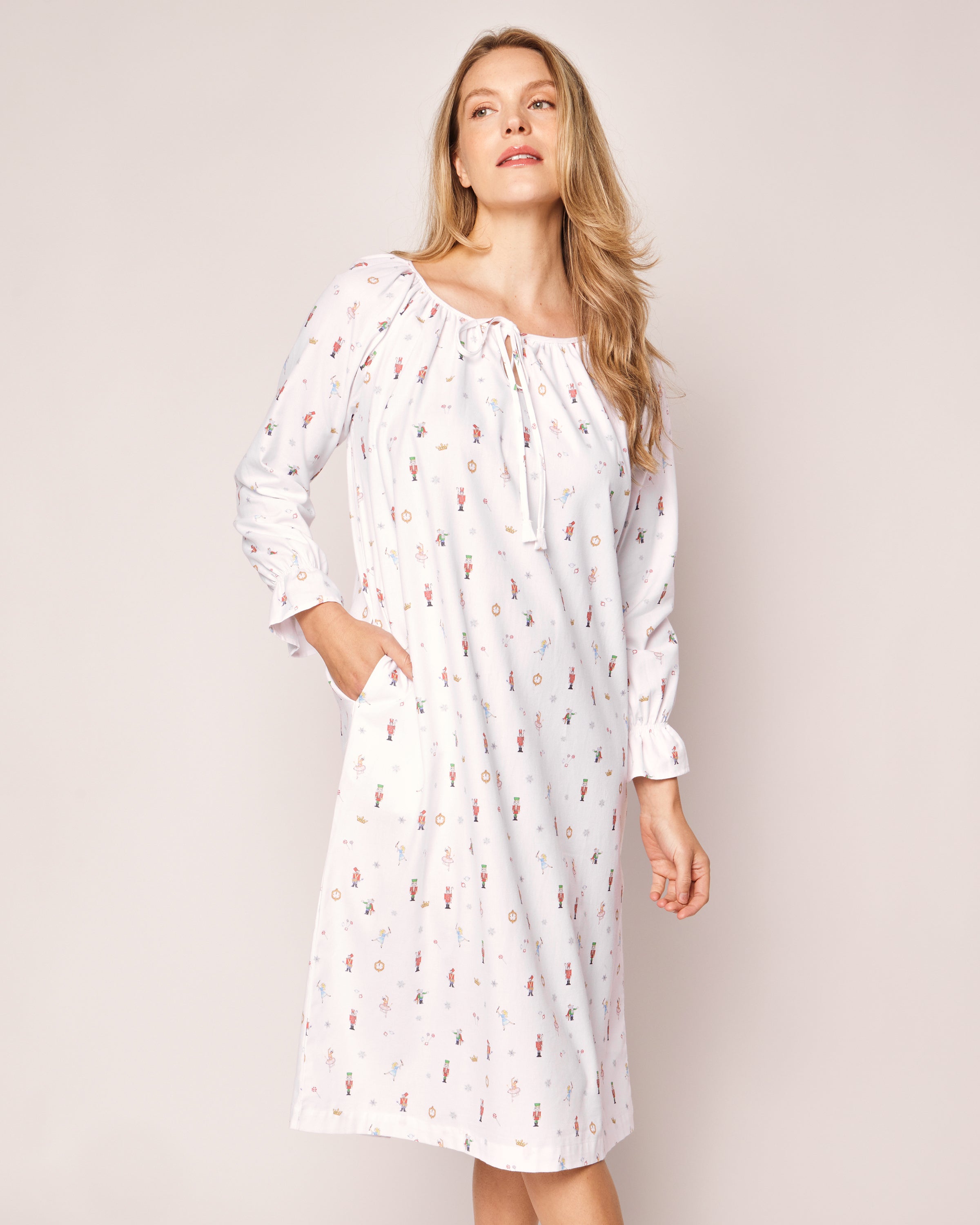 Women’s Twill Delphine Nightgown in A Night at the Nutcracker
