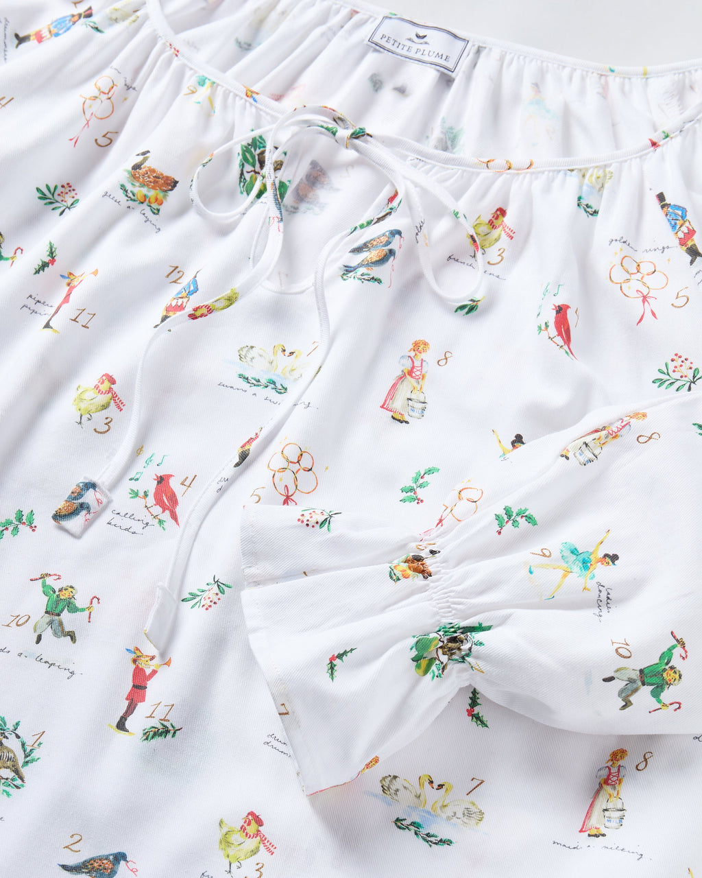 Women’s Twill Delphine Nightgown in 12 Days of Christmas