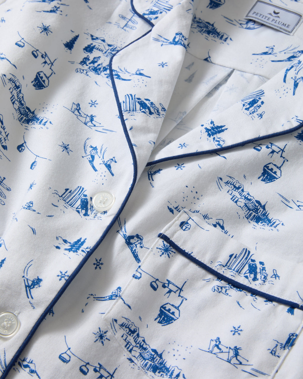 Women’s Twill Nightshirt in Chalet Toile