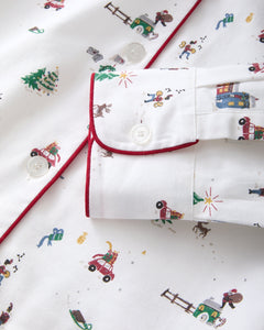 Women’s Twill Nightshirt in Holiday Town