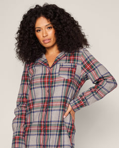 Women’s Brushed Cotton Nightshirt in Westminster Tartan