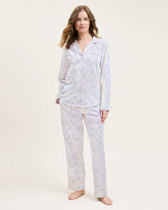 Women’s Twill Pajama Set in Baking Spirits Bright